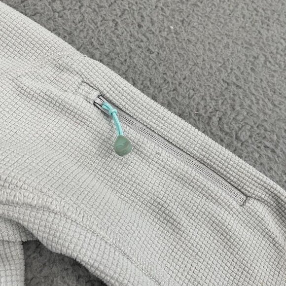 Vineyard Vines 1/4 Fleece Women XS Light Gray Grid Performance Pullover - Picture 3 of 11